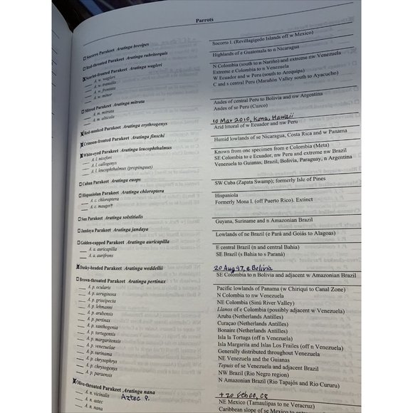 Birds of the World: A Checklist - Hardcover By Clements, James F.  READ - Picture 3 of 3